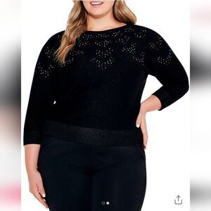 NIC+ZOE Plus Constellation Sweater